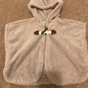Baby poncho sweater